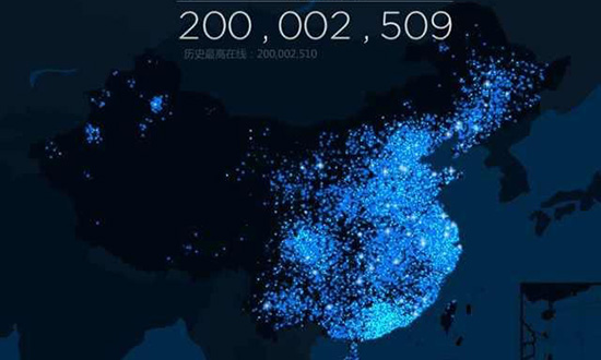 腾讯:4月QQ同时在线人数突破2亿 - 电商服务数