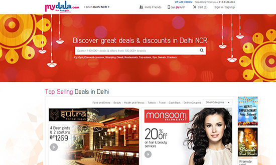折扣购物网站Mydala.com