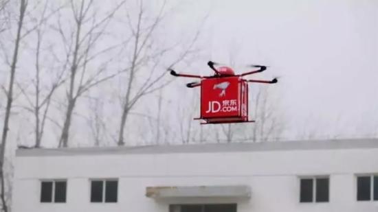 京东无人机送货