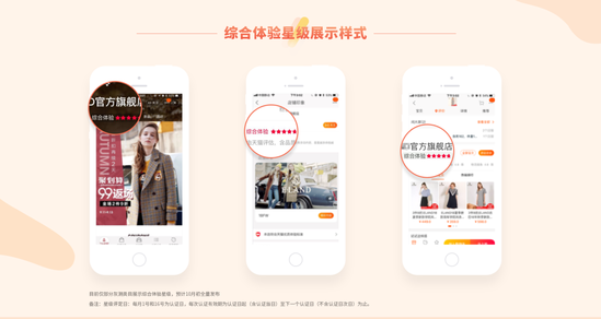 天猫综合体验星级展示样式