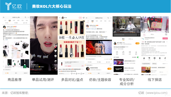 亿欧智库：美妆KOL六大核心玩法