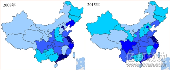 中国黑电产品消费地图 中国黑电产品消费地图