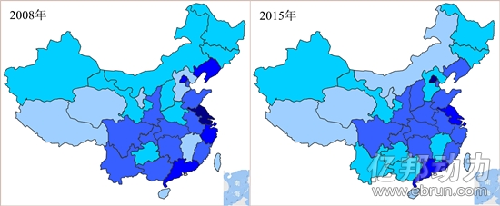 中国通讯产品消费地图 中国通讯产品消费地图
