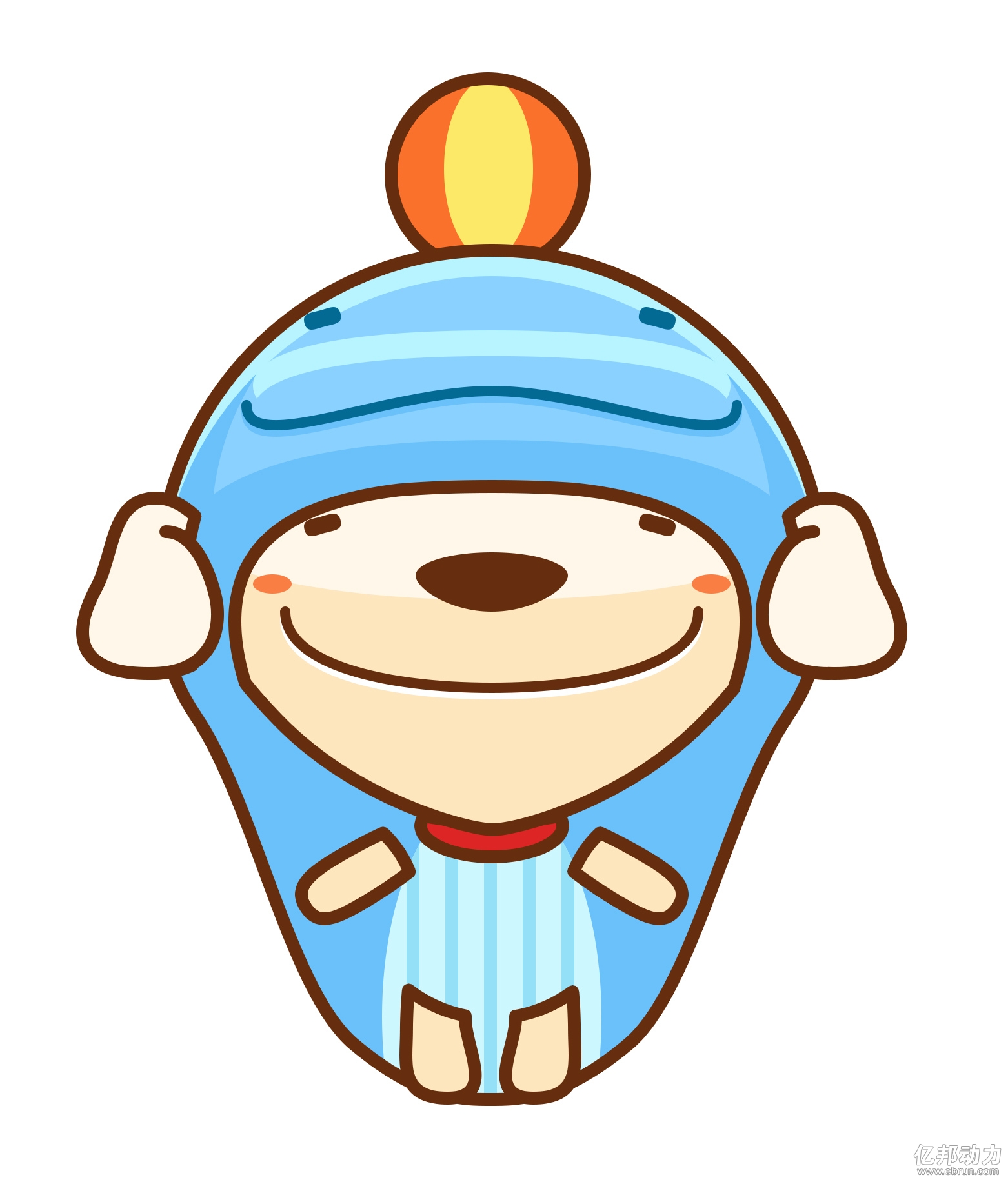 海囤日吉祥物海豚公仔