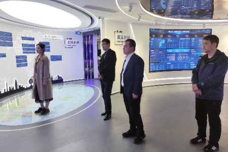 山东自贸区济南片区管委会来访全球跨境电商知识服务中心
