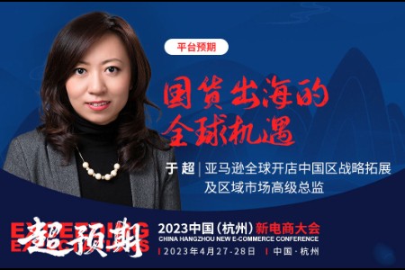 亚马逊全球开店中国区域市场高级总监于超出席新电商大会