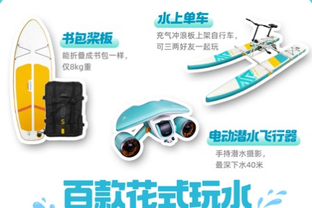 玩水解千愁：天猫水上运动新品牌入驻数量同比增4倍