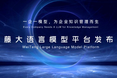 天润融通微藤大语言模型平台2.0 以知识驱动企业高速增长