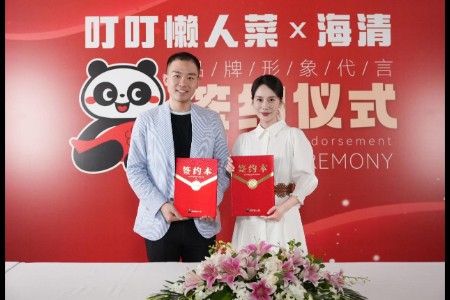 官宣：海清担任叮叮懒人菜品牌代言人