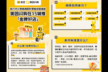 助力即时零售经营提速 美团闪购在15城推“金牌好店”