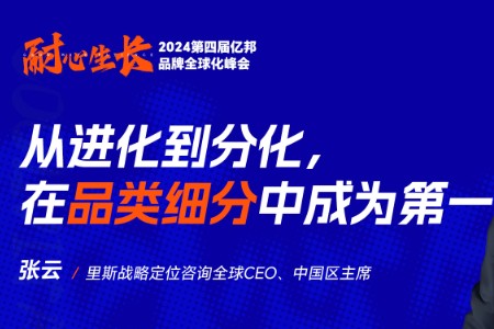 里斯战略咨询全球CEO 中国区主席张云出席2024亿邦品牌全球化峰会